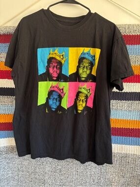 Notorious BIG Black Short Sleeve Graphic Tee